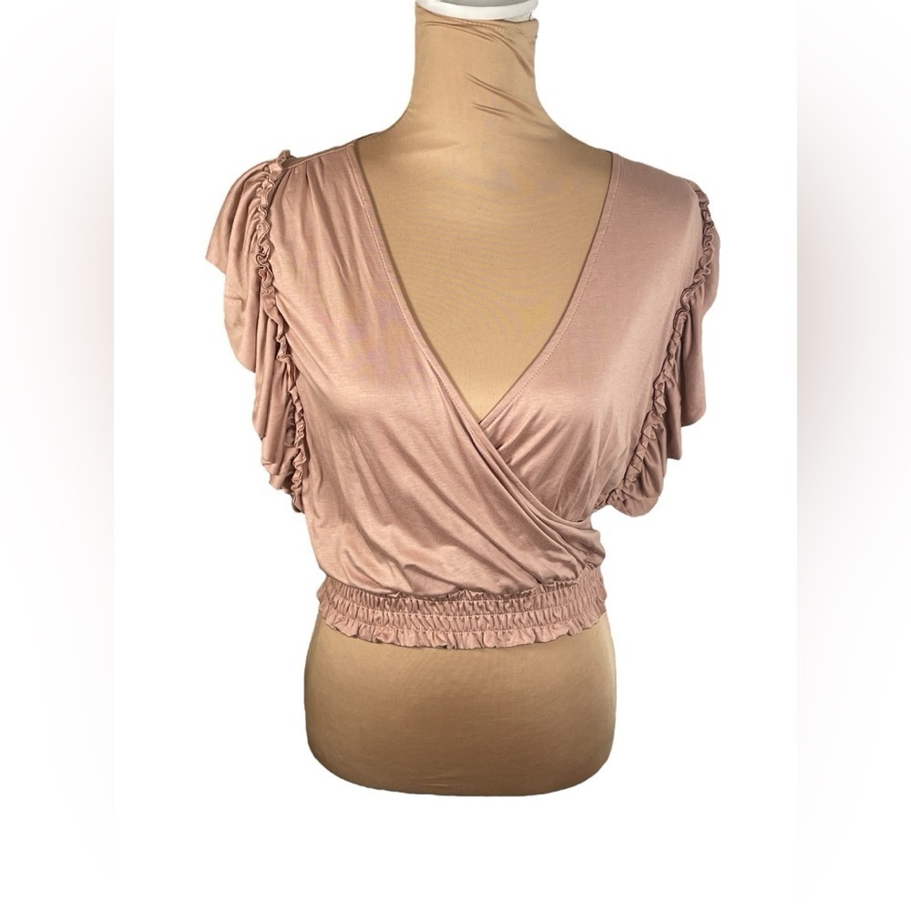 Anthropology, silky, cross top Small‎